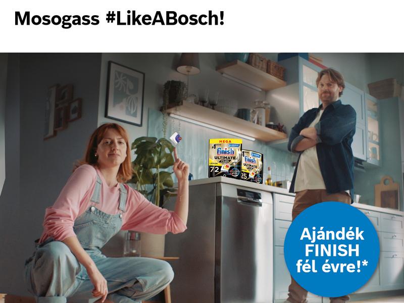 Bosch és Finish: így a mosogatás álom.