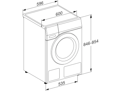 Miele WEI 895 WCS PWash&TDos&Steam Elöltöltős mosógép + ajándék Miele Guard M1 porszívó
