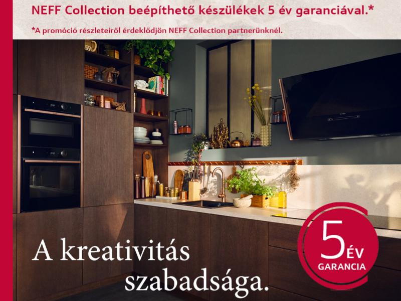 NEFF Collection készülékek most 5 év garanciával NEFF Collection készülékek most 5 év garanciával