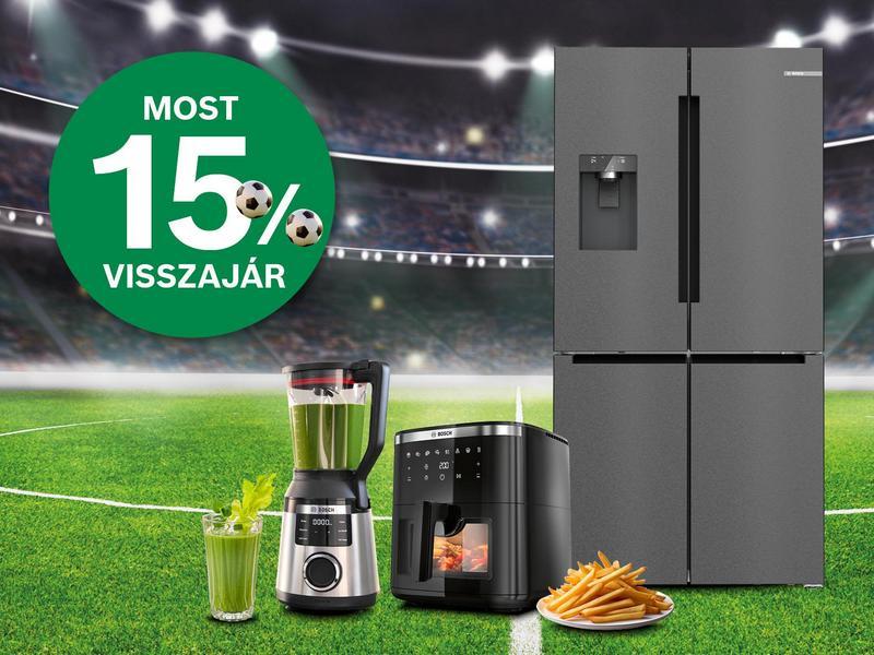 15% pénzvisszatérítés a Bosch mesterhármasára⚽