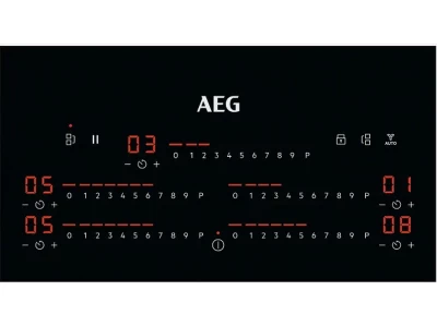 AEG IKE85753IB Beépíthető indukciós főzőlap, Hob2Hood, 80 cm
