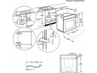 AEG NBA5P531AB SteamBake/SurroundCook beépíthető gőzsütő, maghőmérő, Wifi, pirolitikus tisztítás