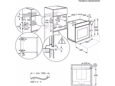 AEG NBA5P531AB SteamBake/SurroundCook beépíthető gőzsütő, maghőmérő, Wifi, pirolitikus tisztítás