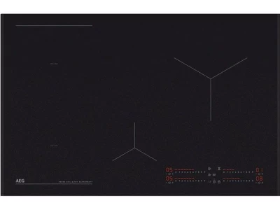 AEG NII84B30AZ Beépíthető indukciós főzőlap, SaphirMatt® üvegfelület, Hob2Hood, 80 cm