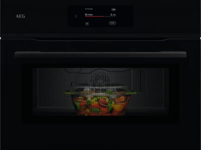 AEG NKM7N721B MealAssist beépíthető kompakt mikrohullámú sütő,  Wifi