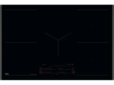 AEG TK85IM00FB Beépíthető indukciós főzőlap, MultipleBridge, Hob2Hood, 80 cm