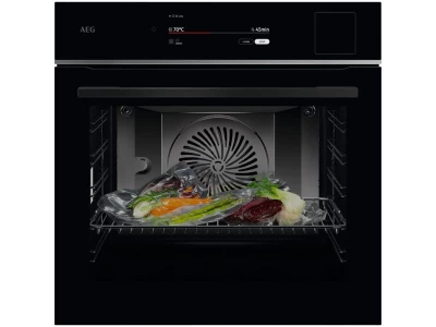 AEG TP9SB831AB SteamPro/ProAssist beépíthető gőzsütő, maghőmérő, SousVide, Steamify, Wifi, gőztiztítás