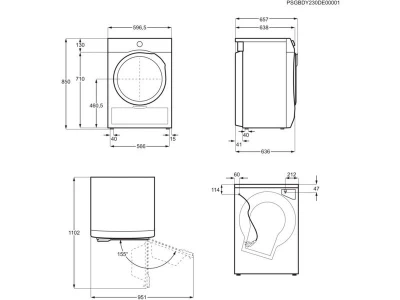 AEG TR8394CDE AbsoluteCare hőszivattyús SÖTÉTSZÜRKE szárítógép, 9 kg,  WiFi, C energiaosztály