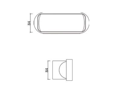 AIRA - Légtechnikai elem adapter Quadro sorozathoz