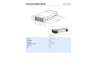 AIRA - Plazma szűrő páraelszívókhoz QUADRO 800 R