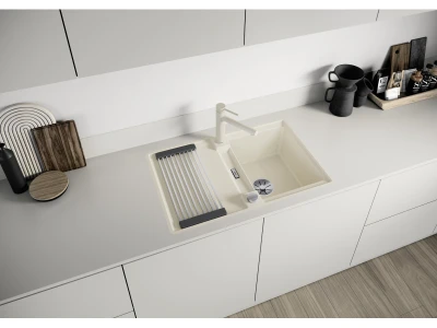 BLANCO ALTA II csaptelep, antracit, SILGRANIT-Look, HD