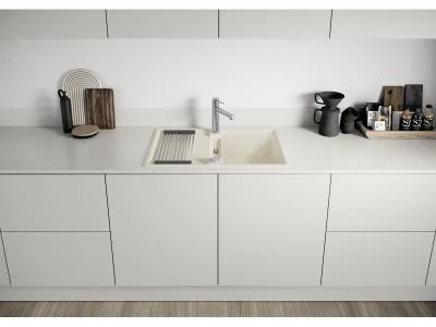 BLANCO ALTA II csaptelep, satin platinum, HD