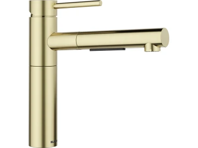 BLANCO ALTA-S II kihúzható fejes csaptelep, satin gold, HD