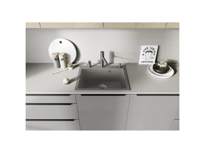 BLANCO ALTA-S II kihúzható fejes csaptelep, satin platinum, HD