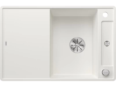 BLANCO AXIA III 45S-F fehér üveg tart, SZINTBE ÉPÍTÉS