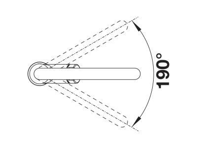 BLANCO CARENA-S kihúzható fejes csaptelep, króm, HD