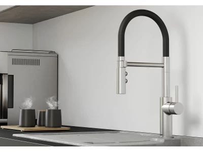 BLANCO CATRIS-S Flexo satin dark steel