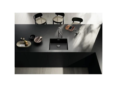 BLANCO CLARON 500-U Dark Steel rozsdamentes acél mosogató
