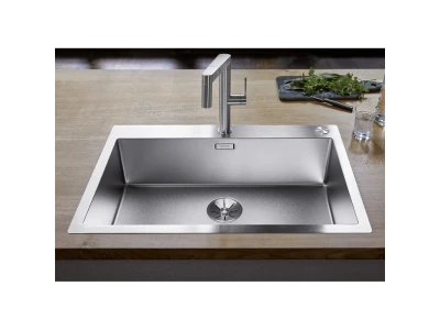 BLANCO CLARON 700-IF/A Durinox rozsdamentes acél mosogató, lefolyó-távműködtetővel