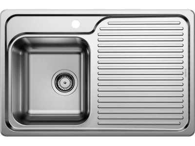 BLANCO CLASSIC 40 S selyemfényű rozsdamentes acél mosogató, balos