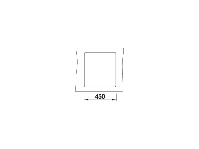 BLANCO DALAGO 45-F fekete exc., SZINTBE ÉPÍTÉS