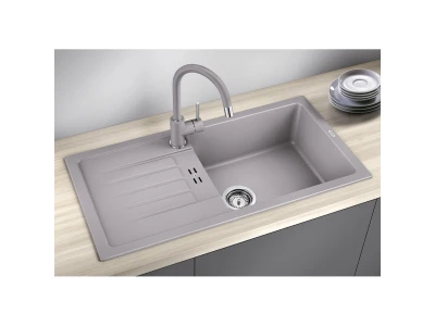 BLANCO FAVUM XL 6 S SILGRANIT mosogató, vulkánszürke