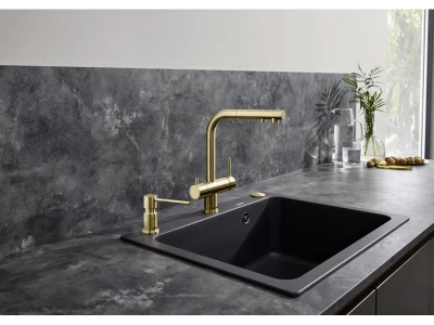 BLANCO FONTAS-S II satin dark steel HD