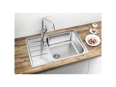 BLANCO LEMIS XL 6 S-IF Compact fényezett rozsdamentes acél mosogató