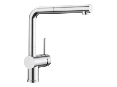BLANCO LINUS-S kihúzható fejes csaptelep, PVD steel, HD
