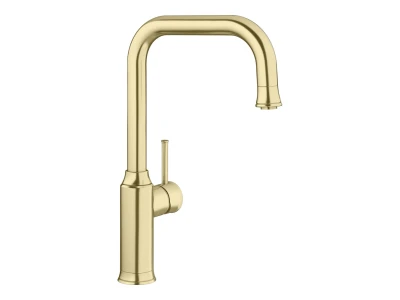 BLANCO LIVIA-S kihúzható fejes csaptelep, satin gold, HD