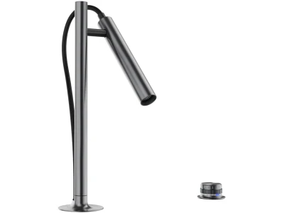 BLANCO LUNEOO-S, kihúzható fejes csaptelep, satin dark steel, HD