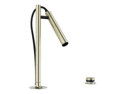 BLANCO LUNEOO-S kihúzható fejes csaptelep satin gold, HD