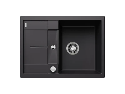 BLANCO METRA 45 S Compact SILGRANIT mosogató, fekete, lefolyó-távműködtetővel