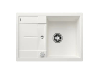 BLANCO METRA 45 S Compact SILGRANIT mosogató, fehér, lefolyó-távműködtetővel