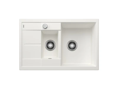BLANCO METRA 6 S Compact SILGRANIT mosogató, fehér, lefolyó-távműködtetővel
