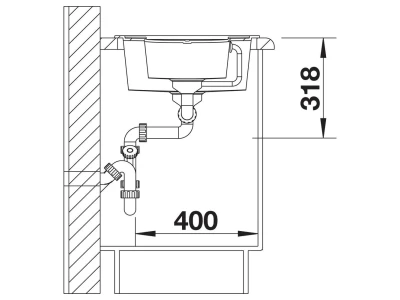 BLANCO METRA 6 S SILGRANIT mosogató, tartufo