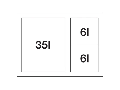BLANCO SELECT II Big 60/3 hulladéktároló rendszer