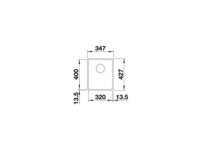BLANCO SUBLINE 320-F SILGRANIT mosogató, palaszürke