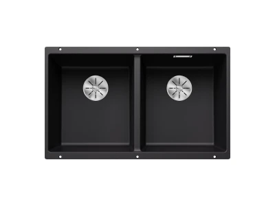 BLANCO SUBLINE 350/350-U SILGRANIT mosogató, fekete