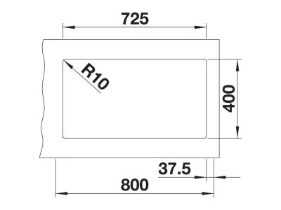 BLANCO SUBLINE 430/270-U SILGRANIT mosogató, balos, fehér