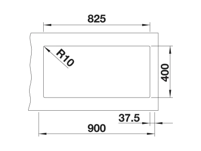 BLANCO SUBLINE 480/320-U SILGRANIT mosogató, balos, törtfehér
