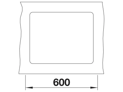 BLANCO SUBLINE 500-F SILGRANIT mosogató, antracit