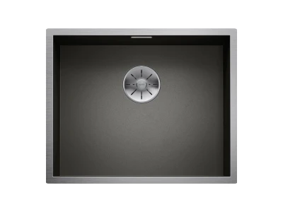 BLANCO ZEROX 500-U Dark Steel rozsdamentes acél mosogató