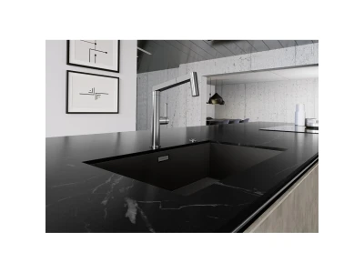 BLANCO ZEROX 700-U Dark Steel rozsdamentes acél mosogató