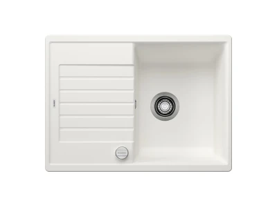 BLANCO ZIA 45 S Compact SILGRANIT mosogató, fehér, lefolyó-távműködtetővel