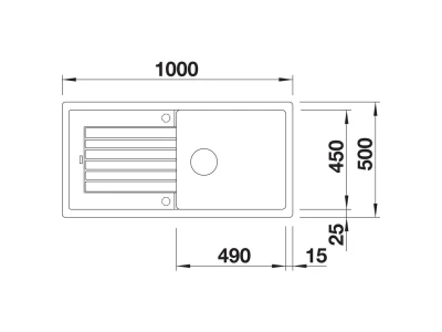 BLANCO ZIA XL 6 S SILGRANIT mosogató, antracit