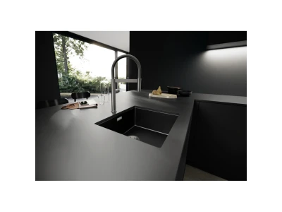BLANCOCULINA-S II Mini kihúzható fejes csaptelep, satin platinum, HD