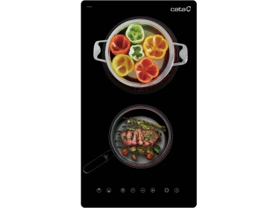 CATA - Beépíthető domino főzőlap TD-3002 BK/B