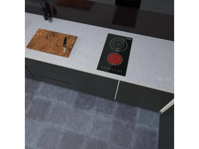 CATA - Beépíthető domino főzőlap TD-3002 BK/B