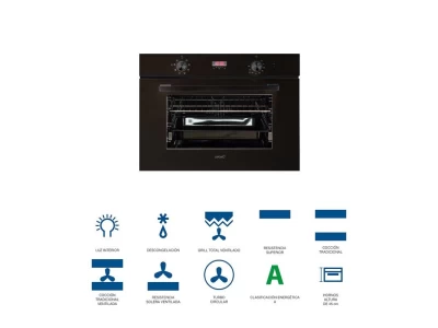 CATA - Beépíthető sütő MD-5008 BK fekete